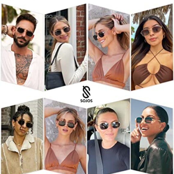 Retro Polarized Oval Sunglasses UV400 Protection Recycled Material main image 4